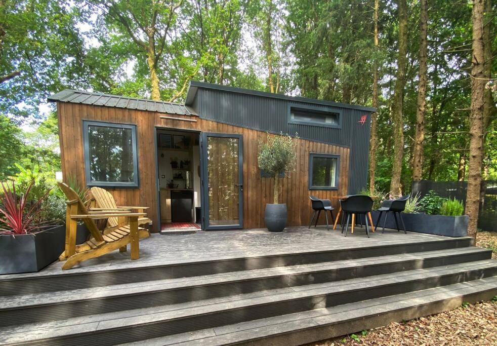 Tiny House Sur Terrain Boise A 10 Mn De La Mer Férel Εξωτερικό φωτογραφία