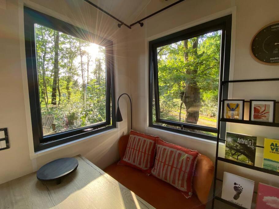 Tiny House Sur Terrain Boise A 10 Mn De La Mer Férel Εξωτερικό φωτογραφία