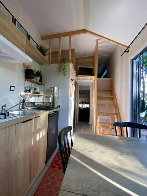 Tiny House Sur Terrain Boise A 10 Mn De La Mer Férel Εξωτερικό φωτογραφία